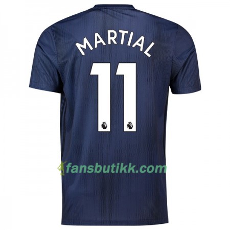 Fotballdrakt Manchester United Martial 11 2018-2019 Tredjetrøye Kortermet